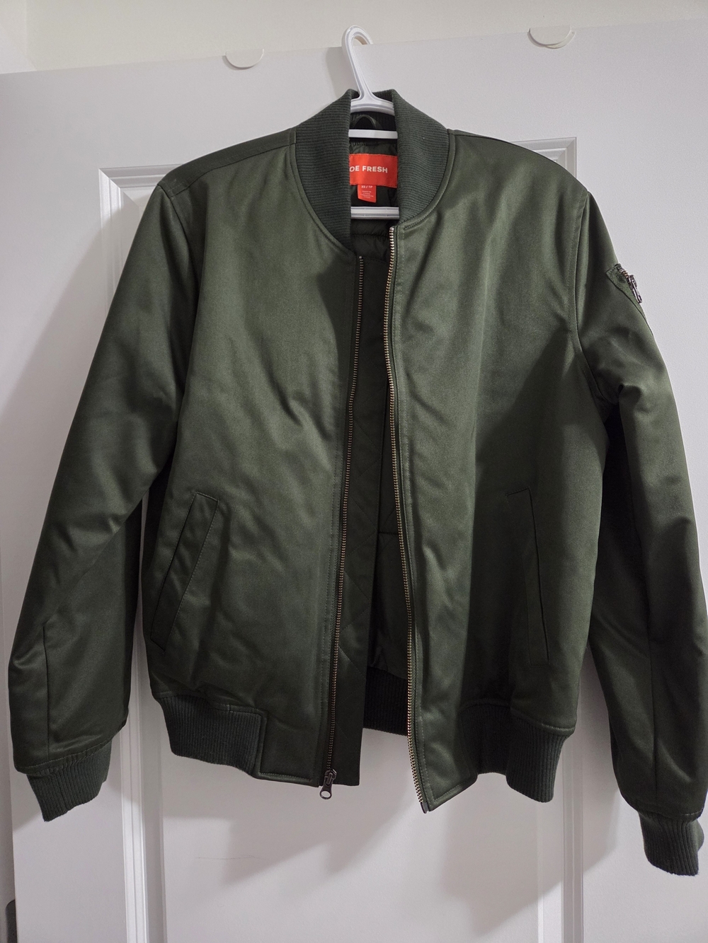 Joe Fresh Olive Green Bomber Jacket